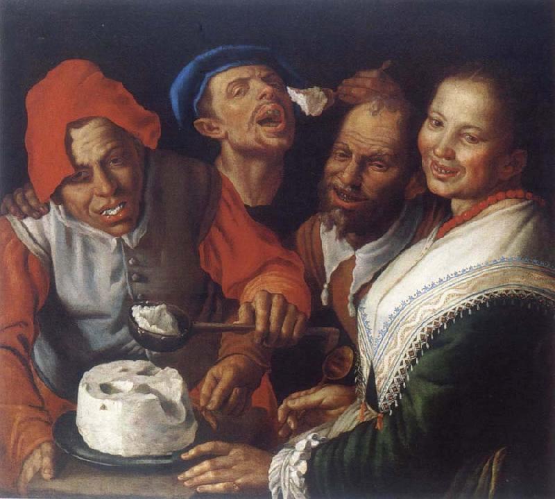 CAMPI, Vincenzo The Ricotta-eaters France oil painting art
